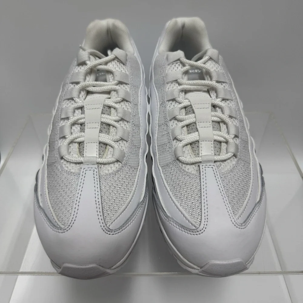 Brand New Nike Air Max 95 HM8755-100 Triple White Sneakers Men's Size 8.5